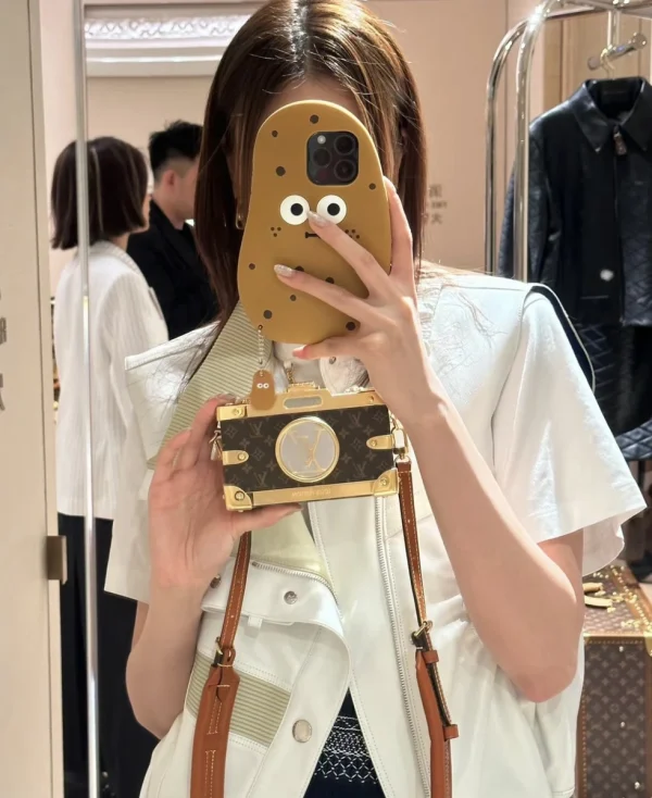 LV Pic Trunk Monogram 相機包-M47116：圖片 4