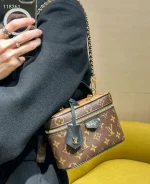 LV Vanity Chain Pouch Monogram 化妝箱 化妝包袋-M47125：圖片 6