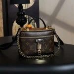 LV Vanity Chain Pouch Monogram 化妝箱 化妝包袋-M47125：圖片 9
