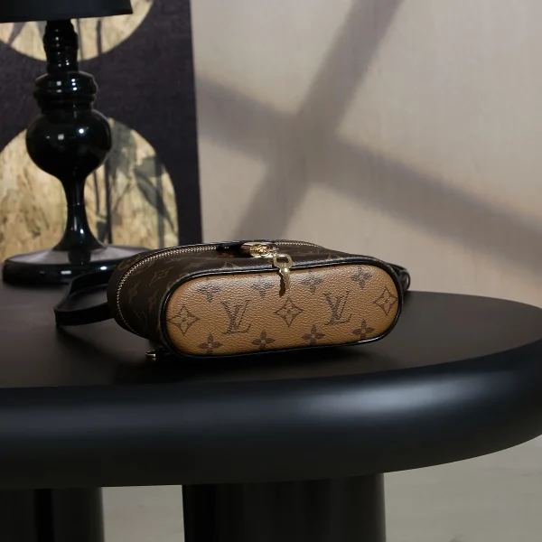 LV Vanity Chain Pouch Monogram 化妝箱 化妝包袋-M47125：圖片 13