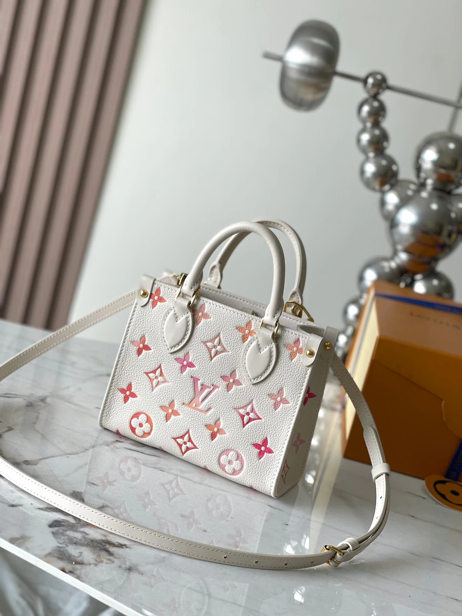 LV OnTheGo BB Monogram EPI 手提托特包購物包包-M47115 14 LV OnTheGo BB Monogram EPI 手提托特包購物包包-M47115