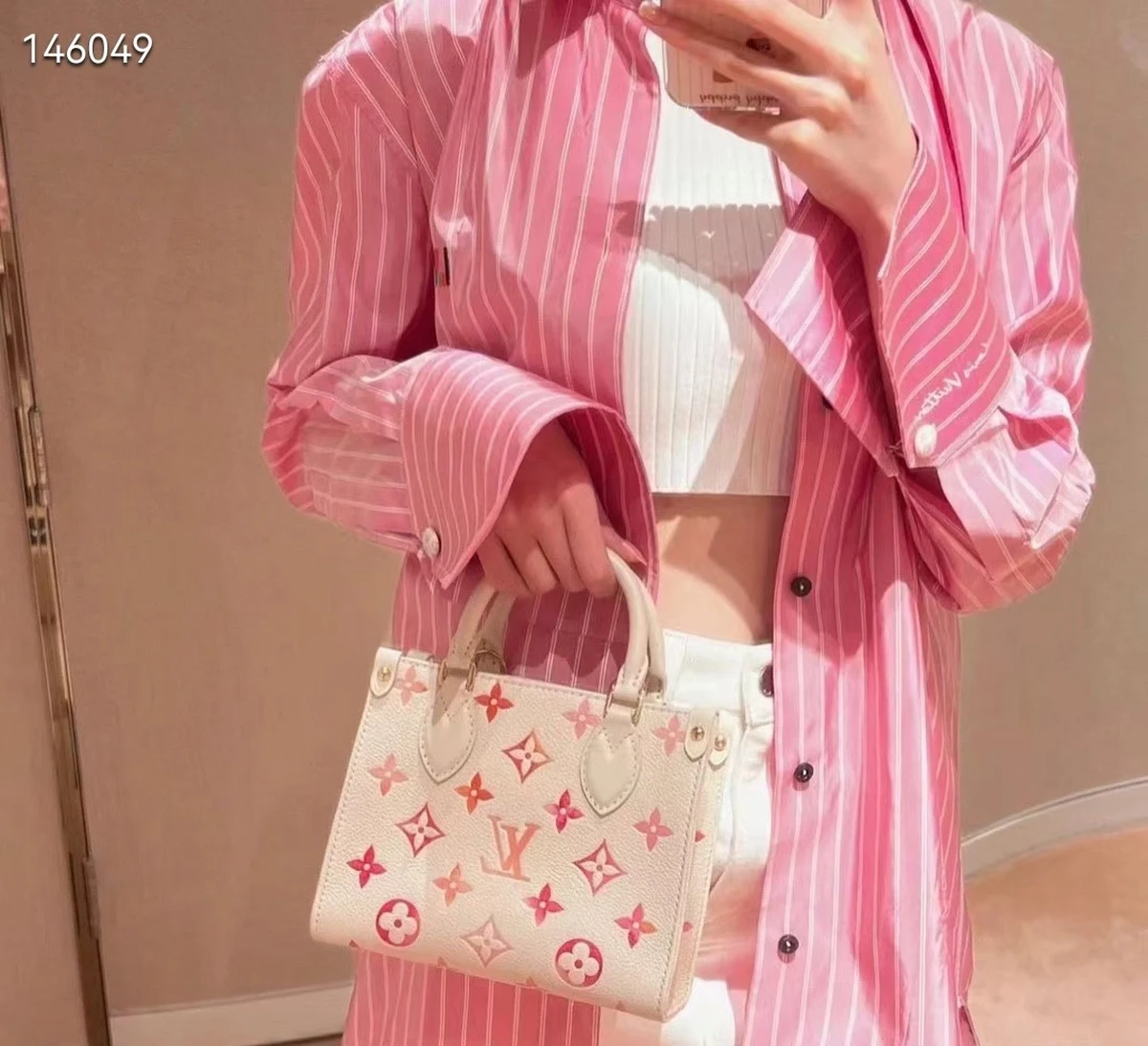 LV OnTheGo BB Monogram EPI 手提托特包購物包包-M47115 3 LV OnTheGo BB Monogram EPI 手提托特包購物包包-M47115