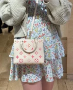 LV OnTheGo BB Monogram EPI 手提托特包購物包包-M47115：圖片 5