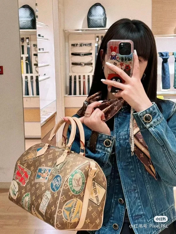 LV Speedy Bandoulière 30 Flight Mode包包-M47087：圖片 4