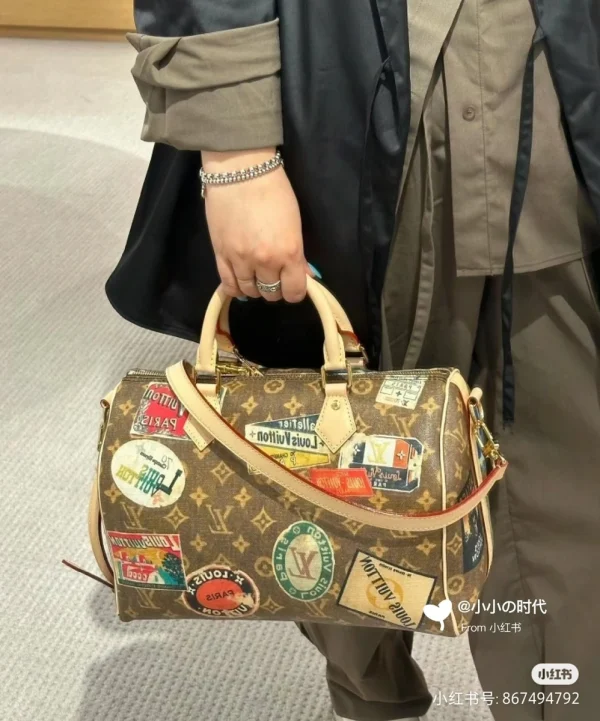 LV Speedy Bandoulière 30 Flight Mode包包-M47087：圖片 6