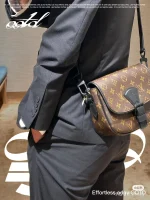 LV Montsouris PM 老花郵差包 -M47060：圖片 12