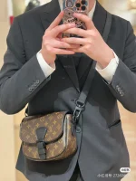 LV Montsouris PM 老花郵差包 -M47060：圖片 11
