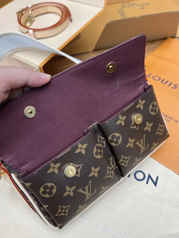 LV Vivacité Monogram 寬肩帶 麻將包-M46999：圖片 11