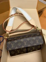 LV Vivacité Monogram 寬肩帶 麻將包-M46999：圖片 2