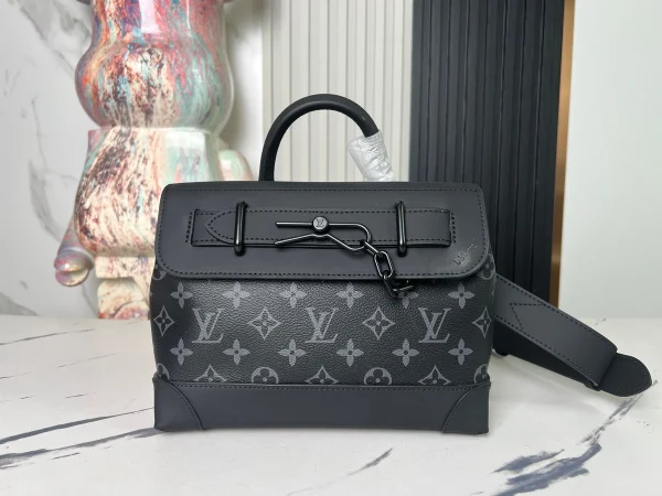 LV Steamer PM 男士印花手拿斜揹包-M46953：圖片 3