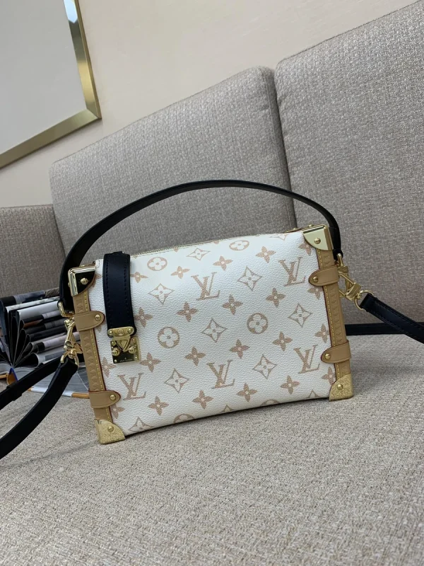 LVSide Trunk MM Monogram Dune 方盒子 鏈條包包-M46907：圖片 2