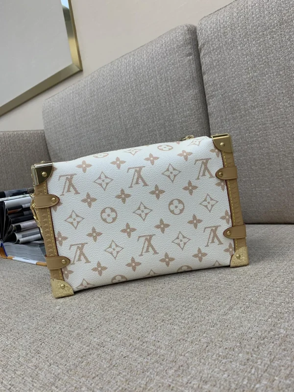 LVSide Trunk MM Monogram Dune 方盒子 鏈條包包-M46907：圖片 4