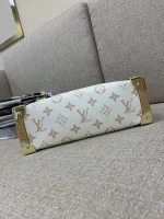 LVSide Trunk MM Monogram Dune 方盒子 鏈條包包-M46907：圖片 3