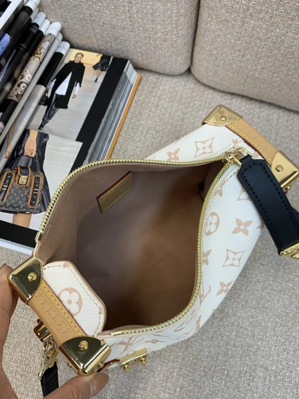 LVSide Trunk MM Monogram Dune 方盒子 鏈條包包-M46907：圖片 6