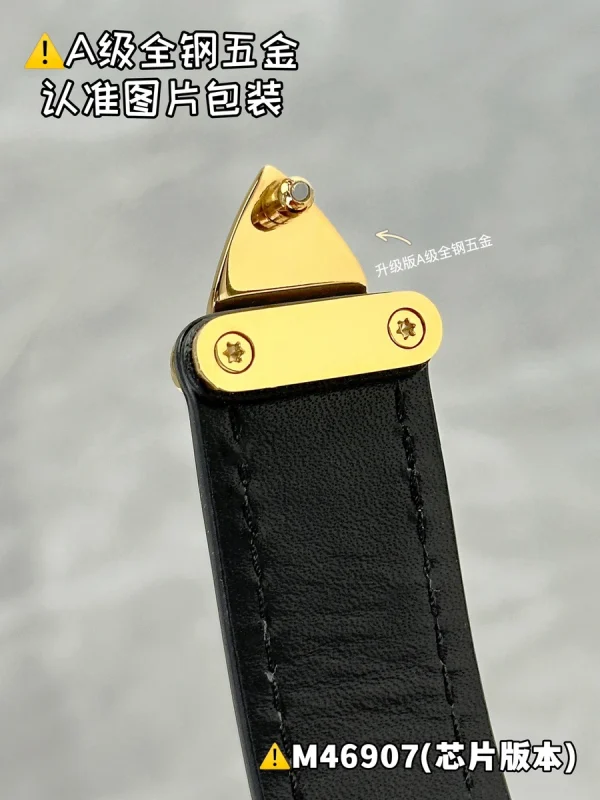LVSide Trunk MM Monogram Dune 方盒子 鏈條包包-M46907：圖片 9