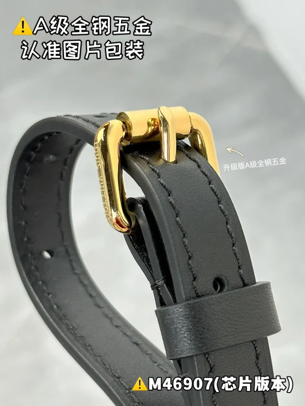 LVSide Trunk MM Monogram Dune 方盒子 鏈條包包-M46907：圖片 11