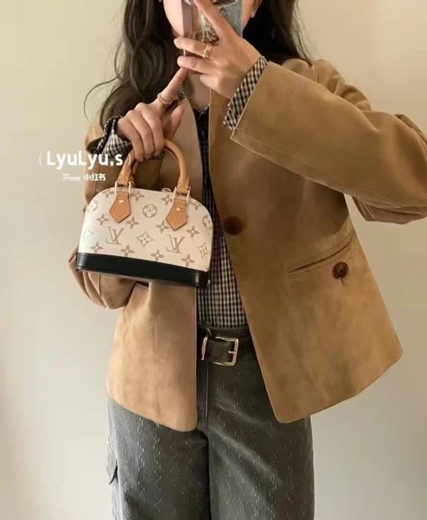 LV Nano Alma Monogram Dune 貝殼包-M46895：圖片 5
