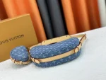 LV 新款 LV RemixCroissant MM Monogram Denim-M46856：圖片 6