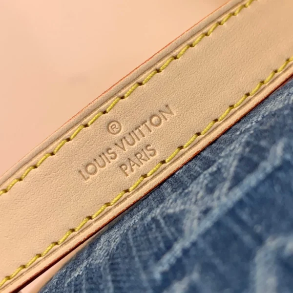 LV 新款 LV RemixCroissant MM Monogram Denim-M46856：圖片 11