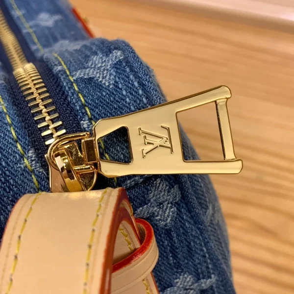 LV 新款 LV RemixCroissant MM Monogram Denim-M46856：圖片 12