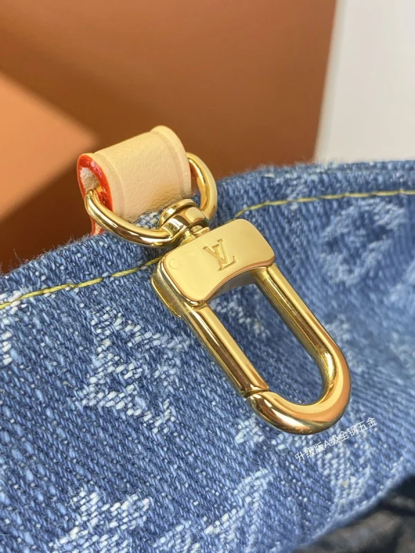LV 新款 LV RemixVenice Monogram Denim 雙肩旅行背包 背包-M46836：圖片 17