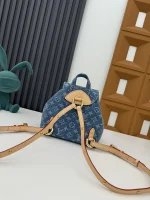 LV 新款 LV RemixVenice Monogram Denim 雙肩旅行背包 背包-M46836：圖片 7