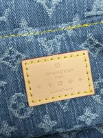 LV 新款 LV RemixVenice Monogram Denim 雙肩旅行背包 背包-M46836：圖片 12