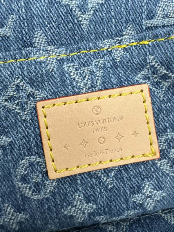 LV 新款 LV RemixVenice Monogram Denim 雙肩旅行背包 背包-M46836：圖片 12