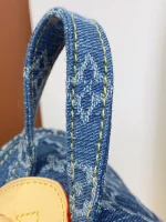 LV 新款 LV RemixVenice Monogram Denim 雙肩旅行背包 背包-M46836：圖片 13