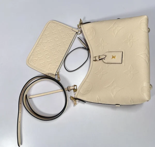 LV CarryAll PM Monogram Empreinte 單肩 媽媽包包-M46293：圖片 2