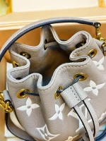 LV Nano Noé Monogram 牛皮 雙色包 水桶包包-M46291：圖片 9