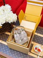 LV Nano Noé Monogram 牛皮 雙色包 水桶包包-M46291：圖片 8