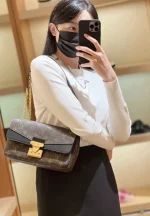 LV Marceau Monogram 鏈條斜揹包-M46126：圖片 4