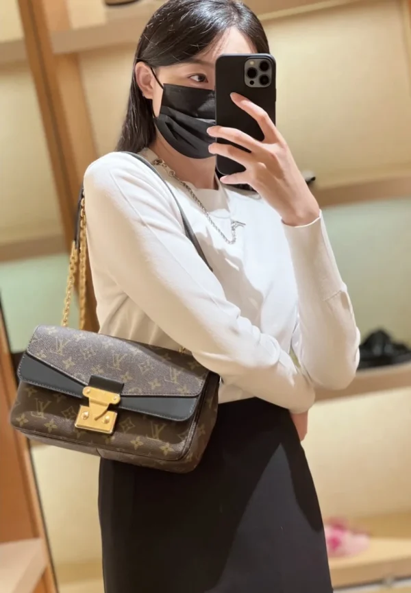 LV Marceau Monogram 鏈條斜揹包-M46126：圖片 4