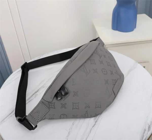 LV Discovery 灰色男士印花腰包 胸包-M46108：圖片 3
