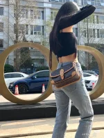 LV Diane Monogram 寬肩帶 Diane 法棍包-M45985：圖片 7