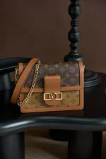 LV Dauphine MM Monogram 鏈條包包-M45958：圖片 2