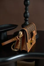 LV Dauphine MM Monogram 鏈條包包-M45958：圖片 8