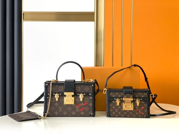 LV Petite Malle 鏈條 小箱子包 斜揹包-M45943：圖片 2