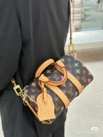 LV Keepall Bandoulière 25 Monogram 斜揹包 波斯頓 旅行袋-M24849：圖片 10