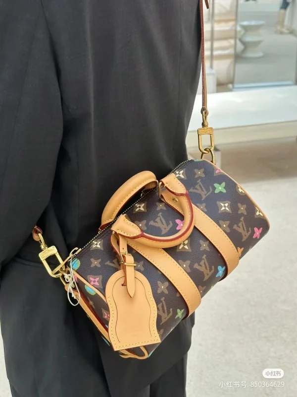 LV Keepall Bandoulière 25 Monogram 斜揹包 波斯頓 旅行袋-M24849：圖片 10