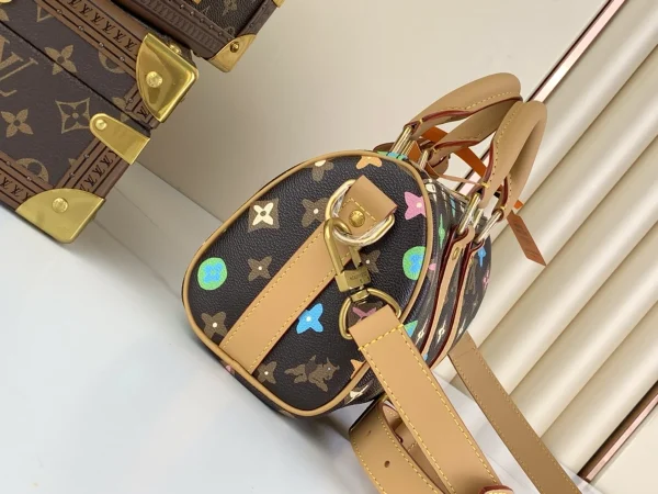 LV Keepall Bandoulière 25 Monogram 斜揹包 波斯頓 旅行袋-M24849：圖片 19