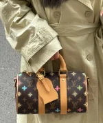 LV Keepall Bandoulière 25 Monogram 斜揹包 波斯頓 旅行袋-M24849：圖片 4