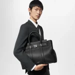 LV Georges 托特 MM Cuir Millésime 手提包-M23153：圖片 4