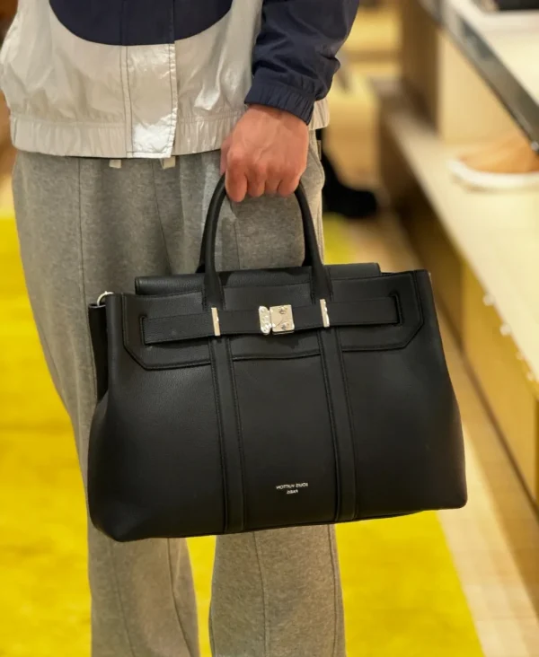 LV Georges 托特 MM Cuir Millésime 手提包-M23153：圖片 6
