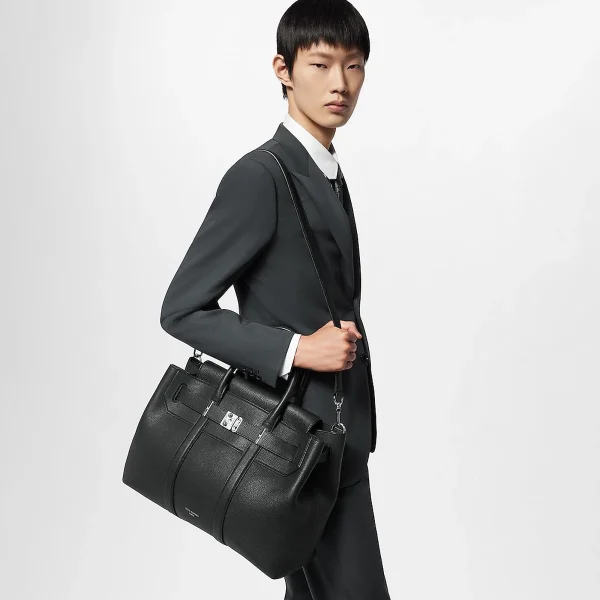 LV Georges 托特 MM Cuir Millésime 手提包-M23153：圖片 2