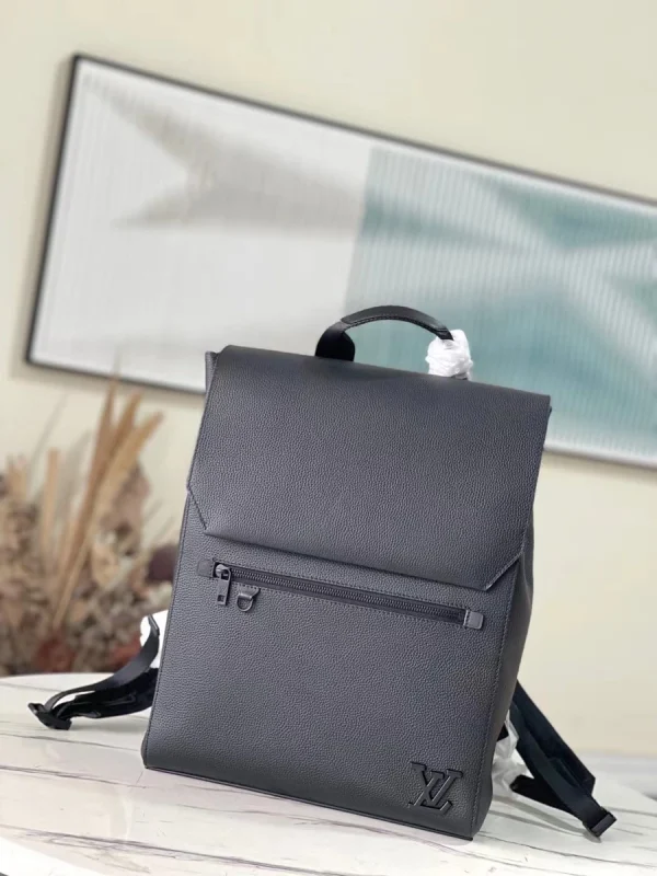 LV Flap 黑色 雙肩旅行背包 背包-M21367：圖片 2