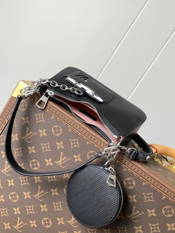 LV Marellini Epi 鏈條斜挎 斜揹包-M20998：圖片 7