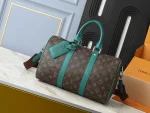 LV Keepall Bandoulière 35 Monogram牛皮 旅行背包包包-M12765：圖片 2