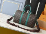 LV Keepall Bandoulière 35 Monogram牛皮 旅行背包包包-M12765：圖片 4
